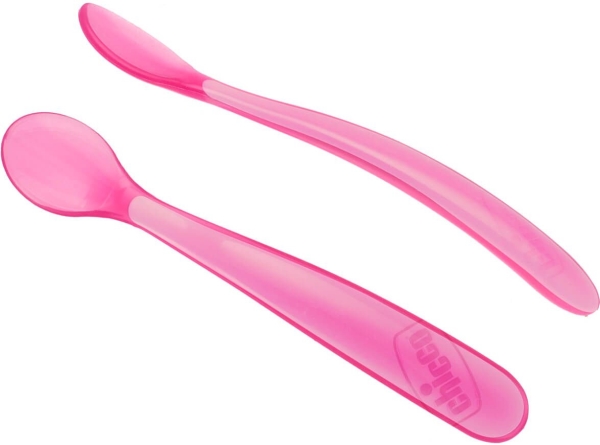 Chicco Babylöffel Rosa 2 Stück (Tow006007)