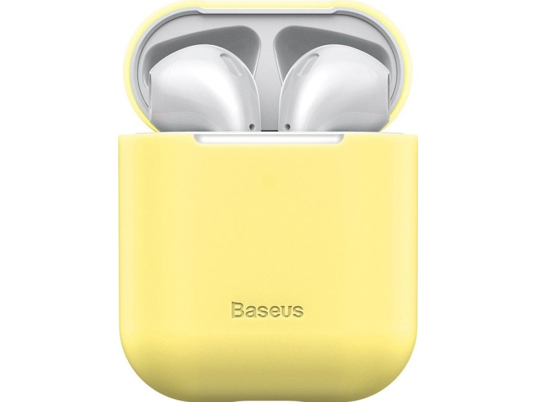 Baseus Silikon-Case/Etui Für Airpods Gelb Standard