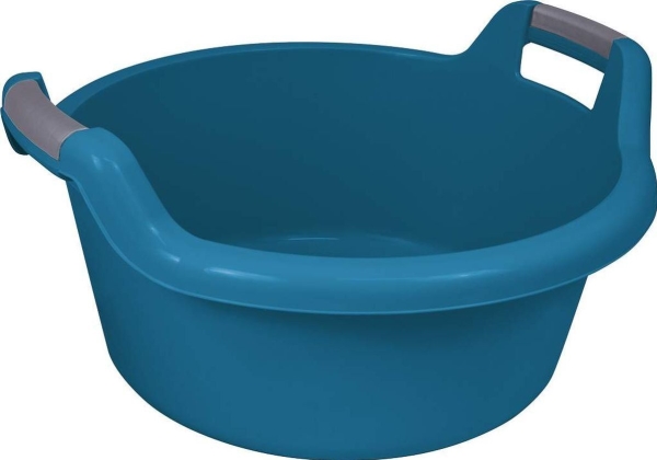 Curver Runde Schüssel Mit Henkel 27L Blau 235314 Curver