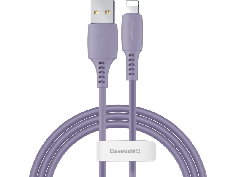 Baseus Usb-A Til Lightning Kabel 1,2 M Lilla (Caldc-05)