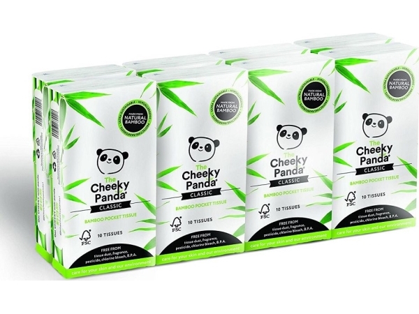 Cheeky Panda Cheeky Panda, våtservetter för fickor, 8-pack. | Kläder & Säkerhet - Säkerhetsutrustning - Första hjälpen | GameStuff