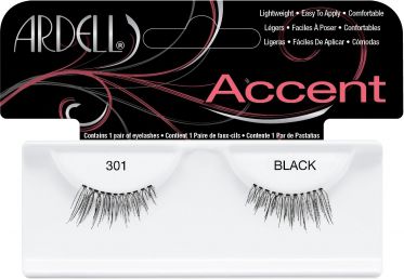 Ardell Accent Lashes False Eyelashes 301 Black 2 Pcs