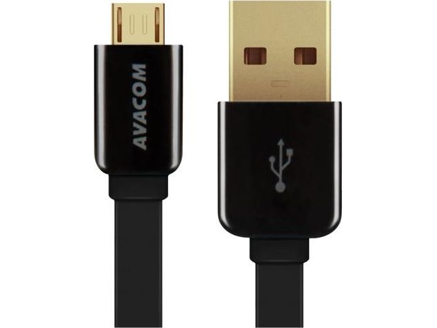 Avacom Mic-40K Usb-Kabel - Micro Usb, 40Cm, Juodas