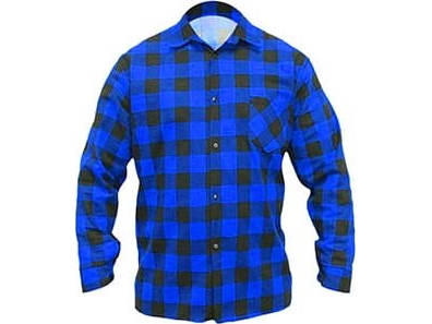 Dedra Blå Ternet Flannelskjorte Dedra Bh51f2-S