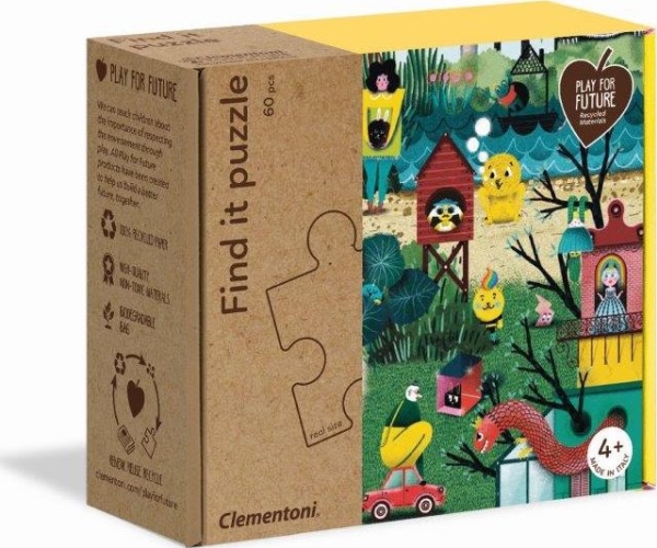Clementoni Puslespil 60 Elementer Zwierzeta