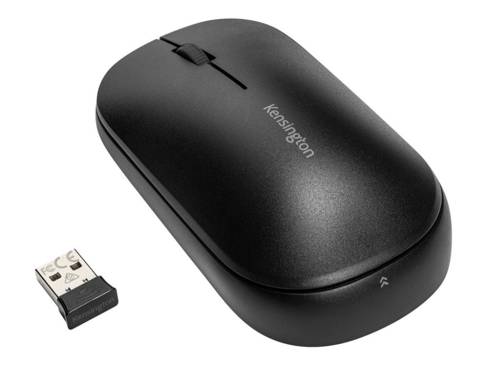 Kensington Suretrack Kabellose Maus Mit Bluetooth & Nano-Usb-Empfäger, Rf Wireless + Bluetooth, Schwarz