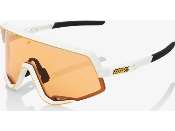 100% Okulary Glendale Soft Tact Off White Persimmon Lens | Cykling - Kläder - Cykelglasögon | GameStuff