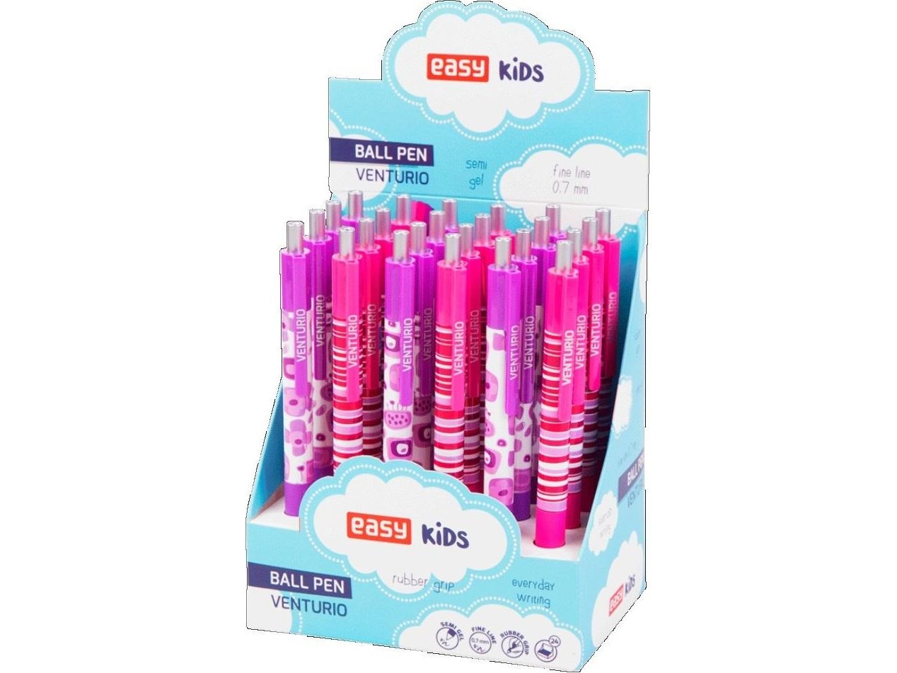 Easy Venturio automatisk kuglepen blå (24 stk.)