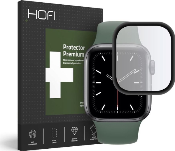 Hofi Glass Szkło Hybrydowe Hofi Hybrid Glass Apple Watch 4/5 (44Mm) Black