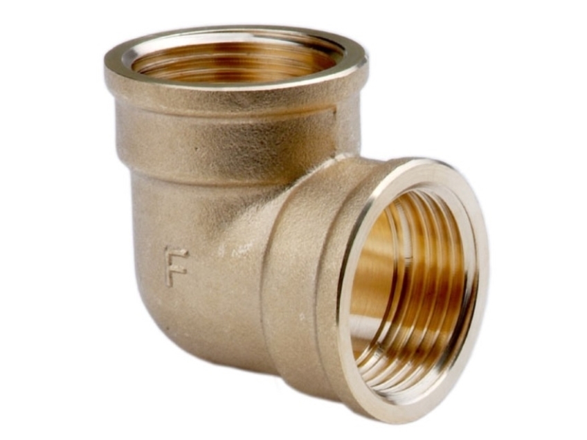 Ferro Winkelverschraubung Innen/Außen Gewinde 6/4" Messing - K07z