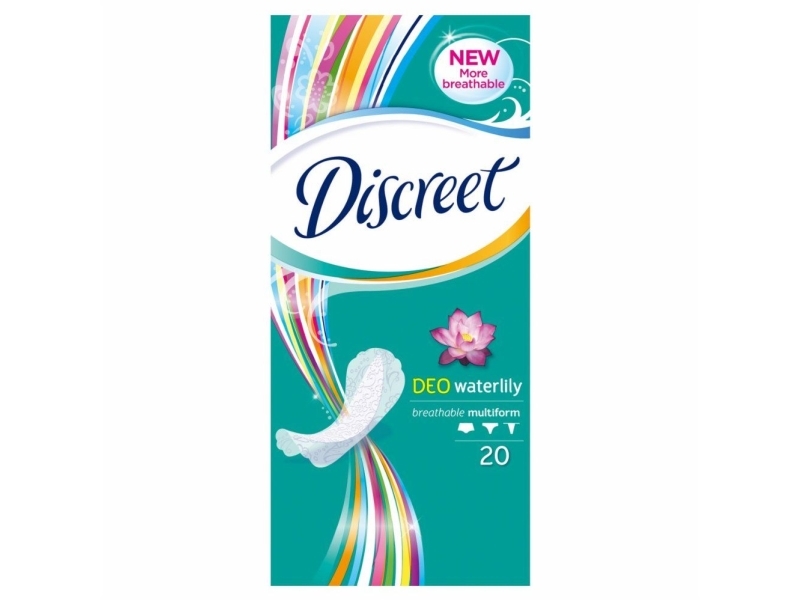 Discreet Waterlily Multiform Hygiejneindlæg 20 stk.