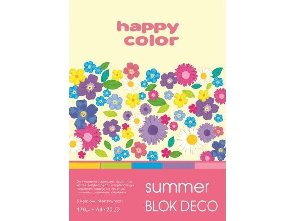 Happy Color Tekniskt Block A4 20K Färg