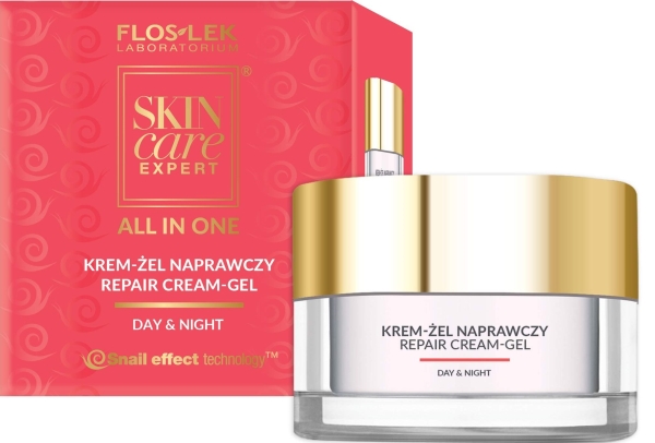 Floslek Repair Face Cream Gel 50Ml Moisturizes Regenerates Smooths Care For Problematic Skin And Post-Aesthetic Medical Procedures