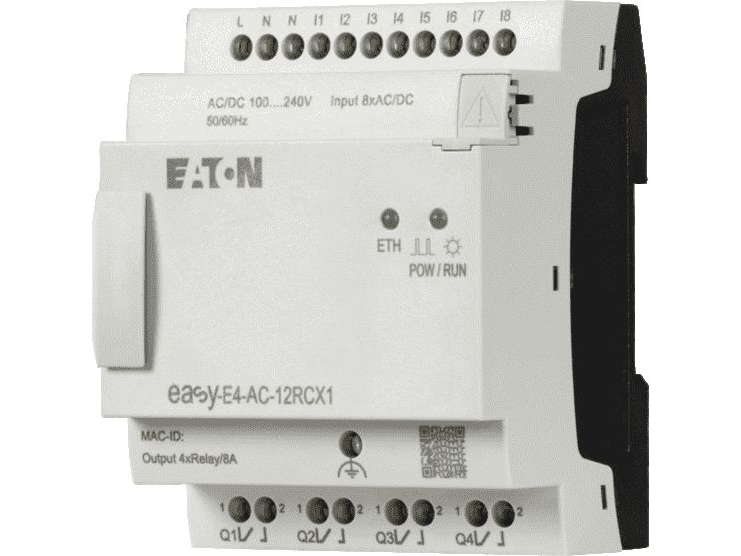 Eaton 197216 Easy-E4-Ac-12Rcx1 Plc-Styringsmodul 230 V/Ac