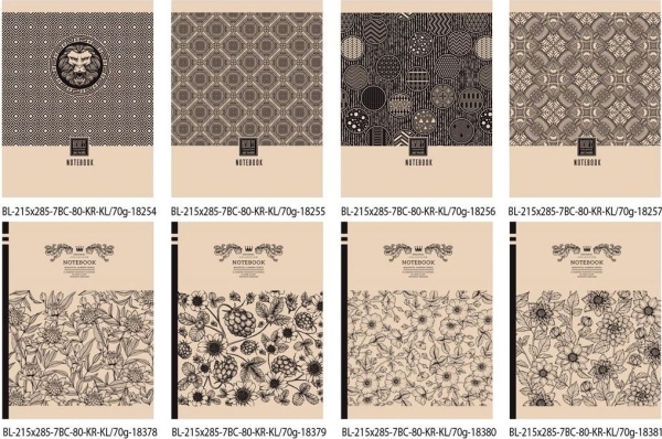 Fresh Decorative Notebook 215X285/80K Check Tw Karton |