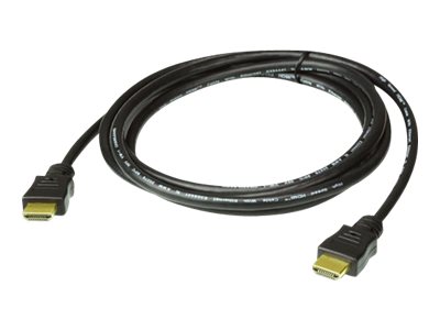Aten - Hdmi-Kabel Med Ethernet - Hdmi Han Til Hdmi Han - 5 M - Afskærmet - Sort - For Aten Ve1801, Vm5404, Vm5808 Vancryst Ve1801, Vm0808, Vm5404, V