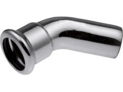 Kan-Therm Krümmer 15X15 Nippel 45 Grad Stahlpresse (1509068023)