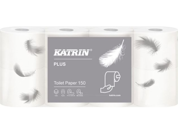 Katrin Toilettenpapier Plus 150 3-Lagig 8 Stk.