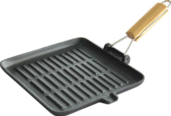 Kinghoff 24Cm Grillpfanne Aus Gusseisen