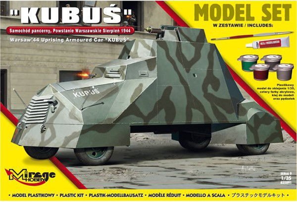 Mirage Panzerwagen "Pooh" Satz (835091)