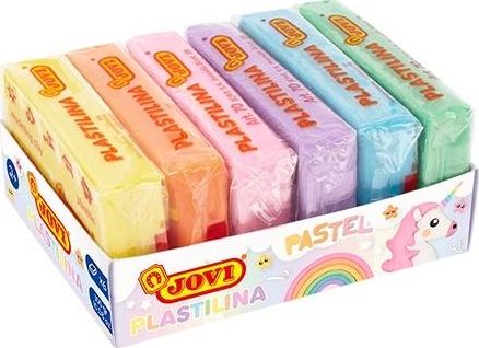 Modelervoks 6 farver 50 g pastel JOVI