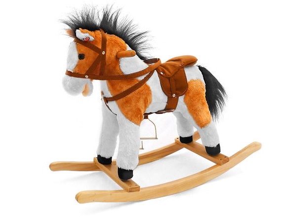 Milly Mally Schaukelpferd Patch Hellbraun