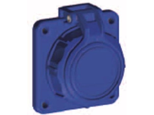 Pce Schalttafel-Dose Mit Klappdeckel (Scharnier) 10/16A 230V 75 X 75 Blau Ip68 Nautilus (20342-8B)