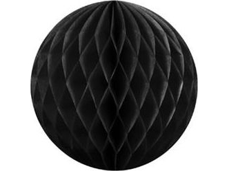 Schwarze Seidenpapierkugel, 10 Cm