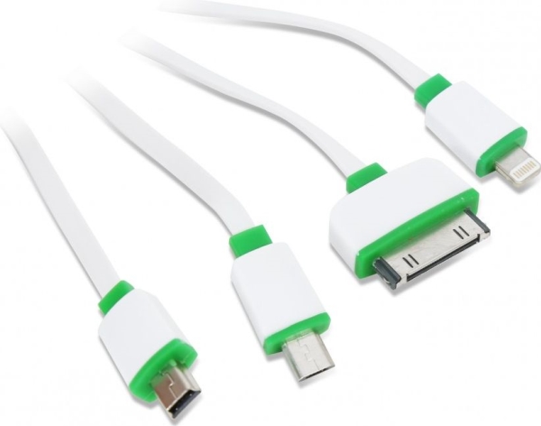 Omega Usb-Kabel Usb-A - 1 M Grøn (Ouck4wg)