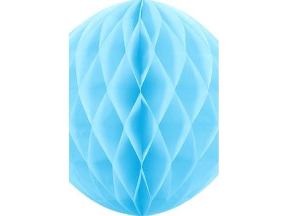 Himmelblauer Papierfächerball 30 Cm