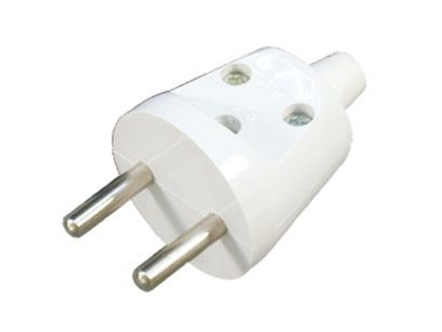 Opal Lige Stik, Aftagelig Wt-20 2P 16A Hvid