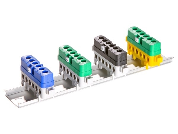 Isoleret Tilslutningsliste Lpi-6 Sort A18-0038