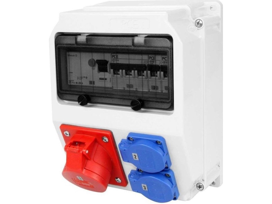 Lublin Stationäre Schaltanlage 32A/5Pxb32 2Xgsx2xb16 Fi40/4/0,03 Ip44 9035311W