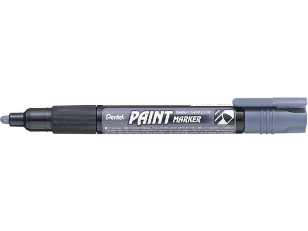 Pentel Oil Marker, Gray (Mmp20n)