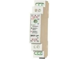 Pollin Fasebrud- Og Asymmetridetektor Med Kontrol Af Klem Til Kontaktor 1P 8A 250V Th35 (Mkf-2P)