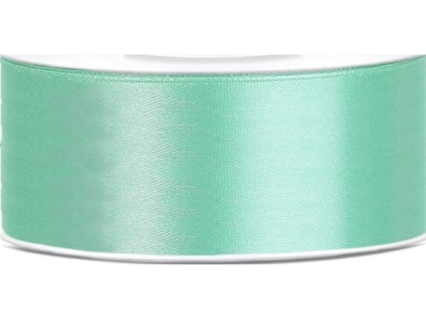 Mintfarbenes Satinband 25Mm