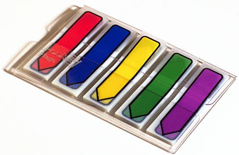 Post-It Mini Haftmarker Farbsortiert - 5 X 20 Streifen