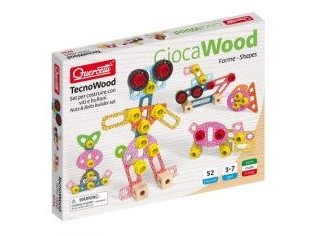 Quercetti Construction Kit Techno Wood Premium Man (040-0733)