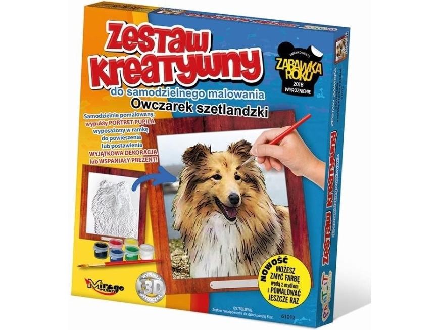 Creative Paint Set - Shetland Sheepdog.