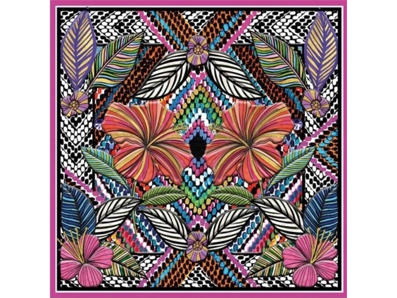 Billede af Museums & Galleries Karnet Kwadrat Z Kopert Floral Embroidery