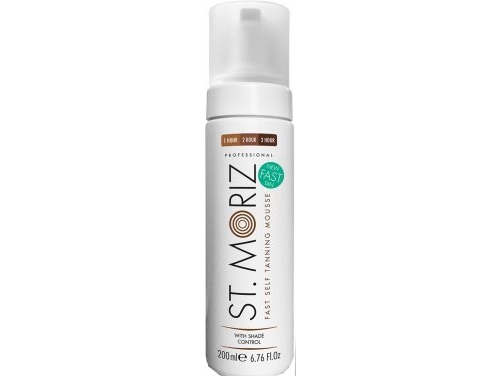 St Moriz Selftanning Mousse Fast 200Ml Professional Self Tanning Foam For Quick Tan On Body And Face