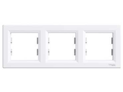 ASFORA Trippel horisontell ram vit EPH5800321 | Lauritz Knudsen - LK FUGA - Rammer & Tangenter | GameStuff