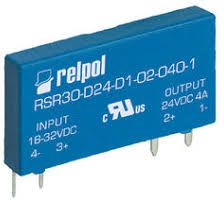 Relpol Halvlederrelæ 1P 24Vdc/1A Udstyr 18-32V Dc Rsr30-D24-D1-04-025-1 (2611993)
