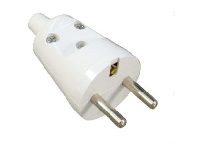Opal Gerader Stecker Abnehmbar Wt-30 2P+Z 16A Weiß