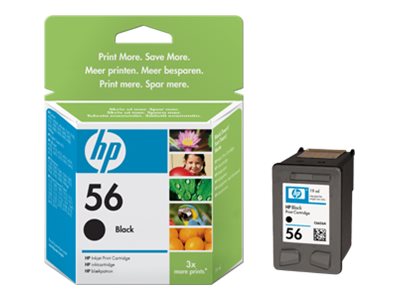 Hp 56 - Sortieren - Original - Blækpatron - Für Deskjet 450, 55Xx Officejet 6110 Photosmart 7150, 7350, 7550 Psc 21Xx, 2210