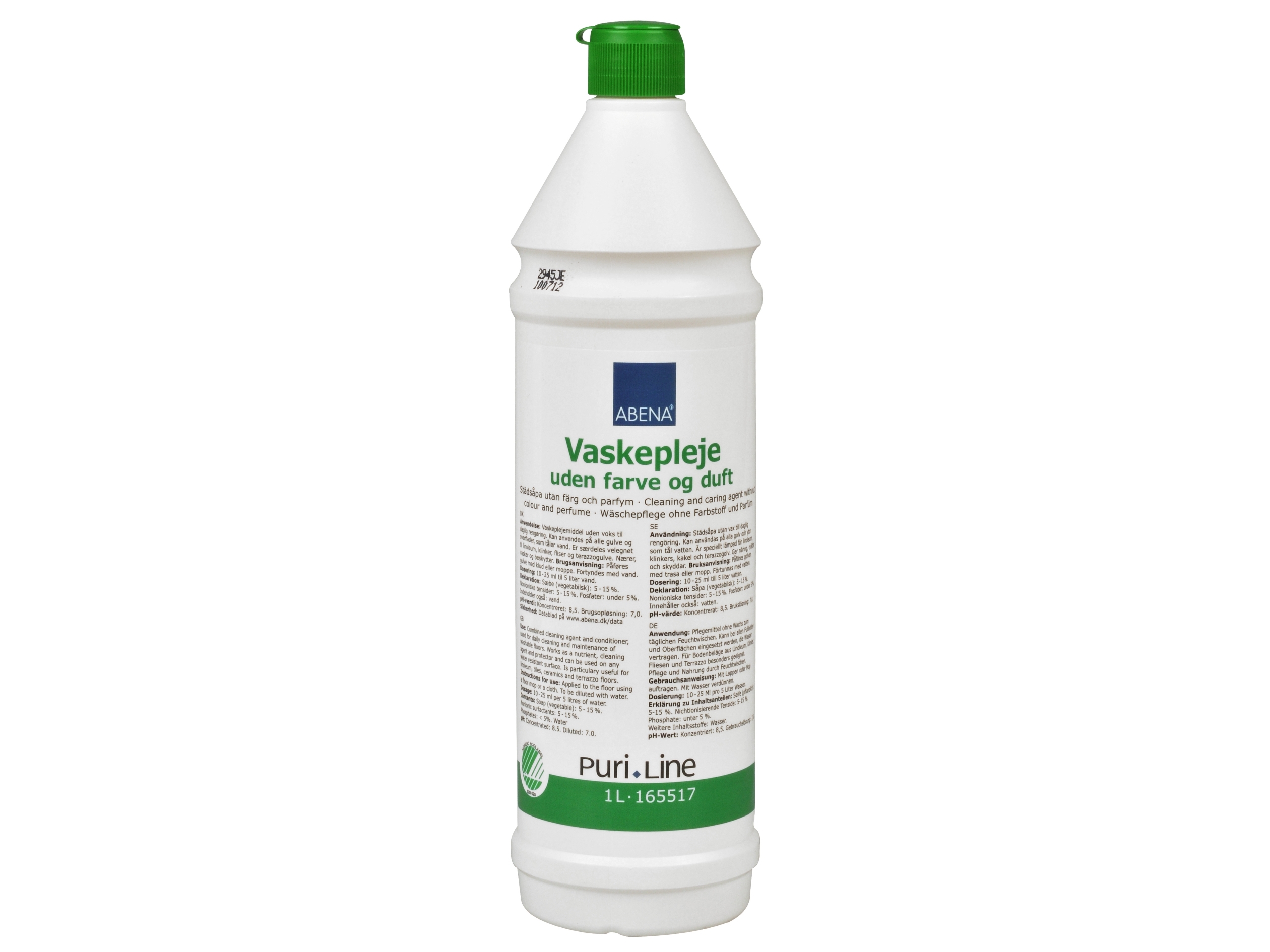 Gulvpleje, Abena Puri-Line, 1 L, Uden Voks