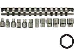 Teng Tools Sekskantnøgler 1/4" 4-13Mm 12Stk (117070102)