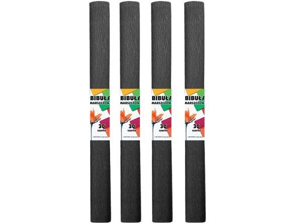 Starpak Papier Zum Auslegen/Blotting Gekräuselt 50X200 Cm Schwarz 10 Stk.