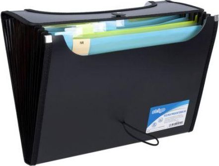 Strigo A4-kansio 12 jakajalla V-kansio musta