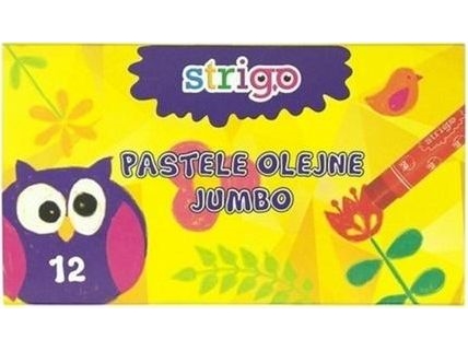 Strigo Ölpastellkreiden Jumbo 12 Farben